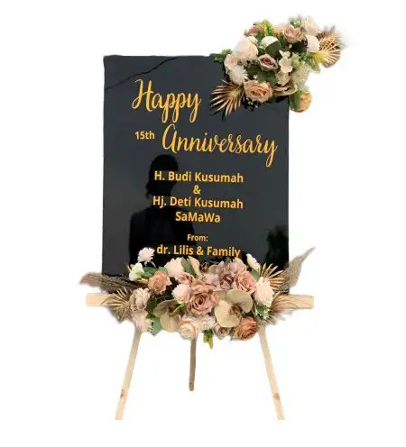 Papan Bunga Akrilik Towayu