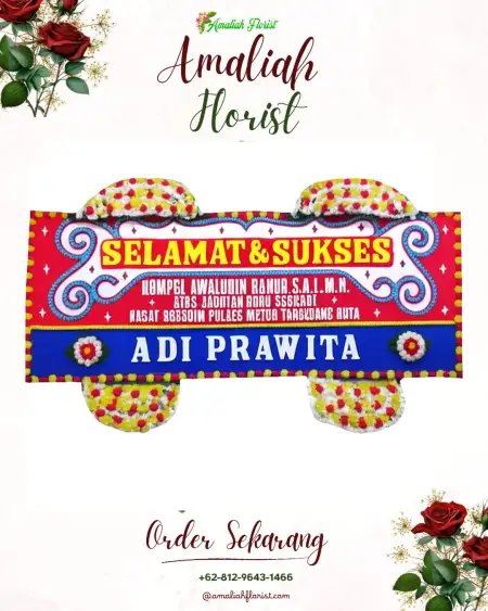 Papan Bunga Ucapan Selamat Towayu