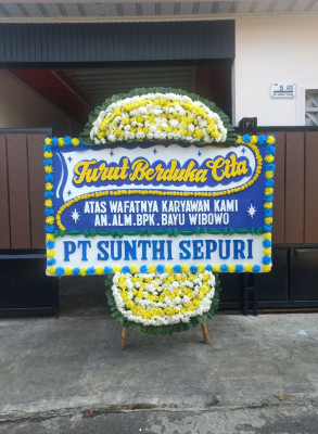 Papan Bunga Duka di Towayu