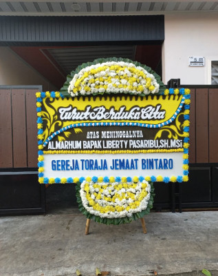 Papan Bunga Duka di Towayu